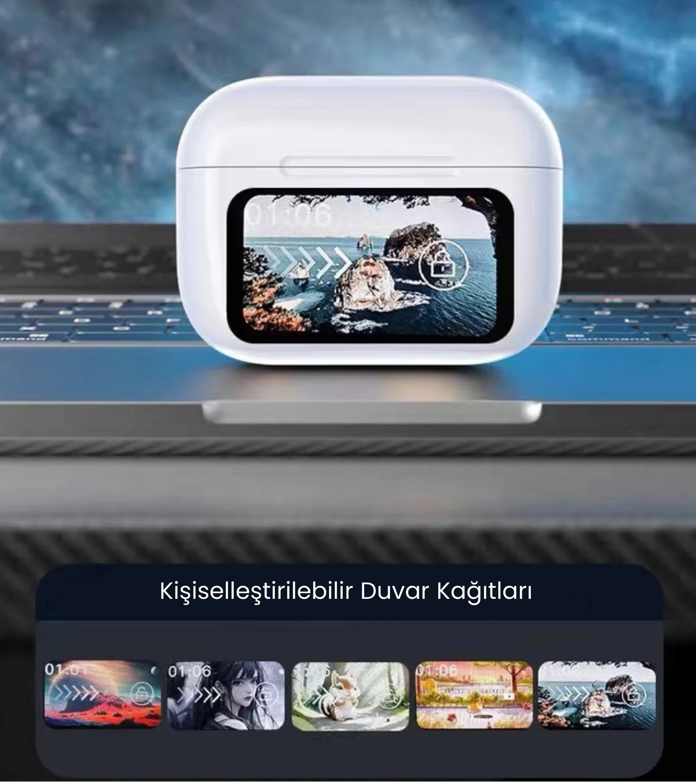 ACL Air Pro 2 ANC Dokunmatik Ekranlı Bluetooth Kulaklık