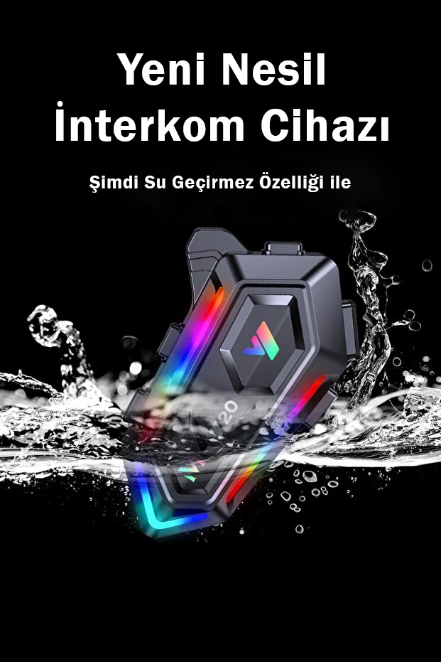 BLİC Y20 İnterkom, Su Geçirmez, IPX6 Koruma, Hızlı Şarj.