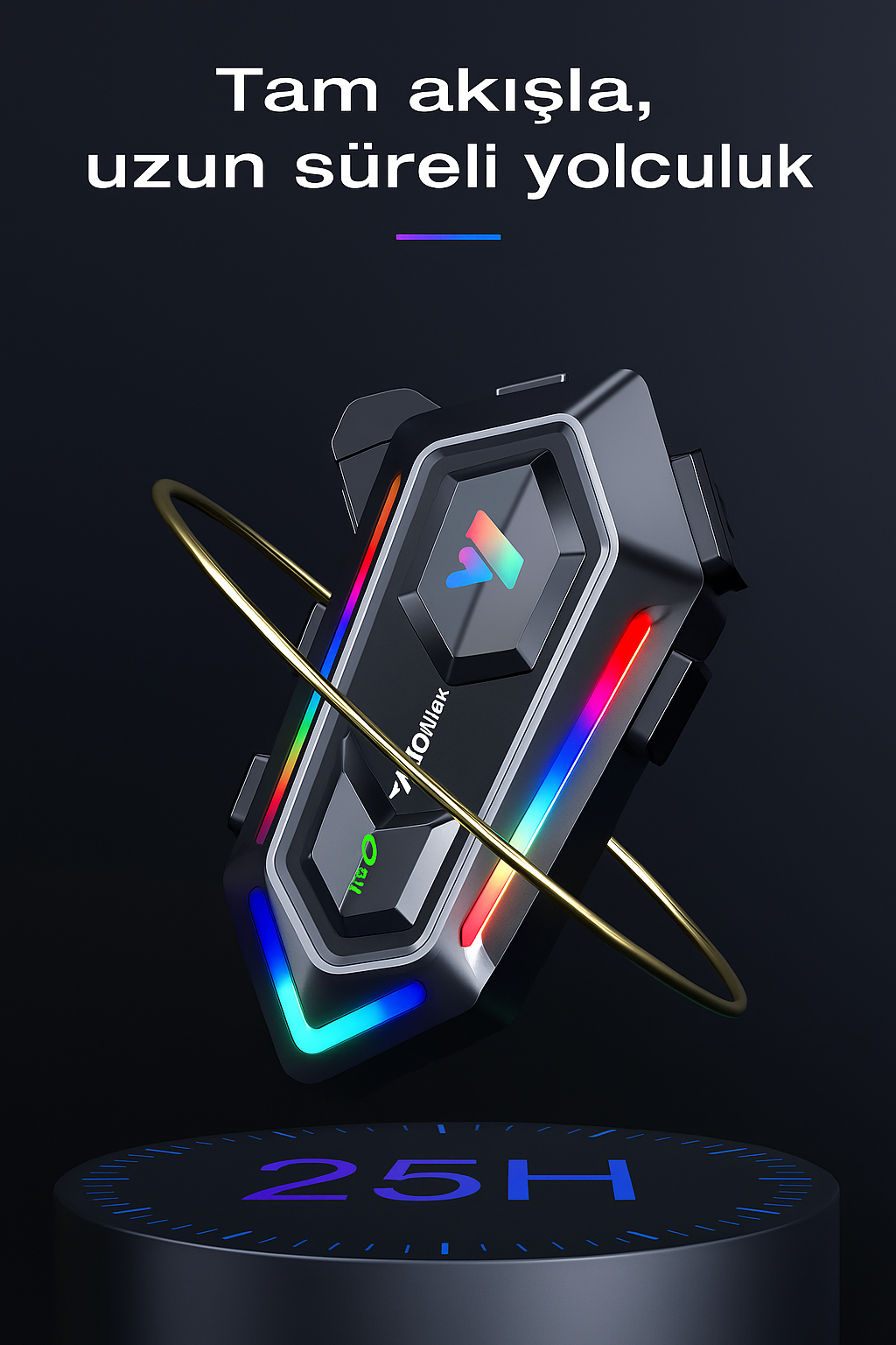 BLİC Y20 İnterkom, Su Geçirmez, IPX6 Koruma, Hızlı Şarj.