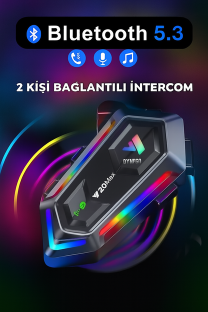 BLİC Y20 Max 2X İnterkom, Su Geçirmez, IPX6 Koruma, Hızlı Şarj.
