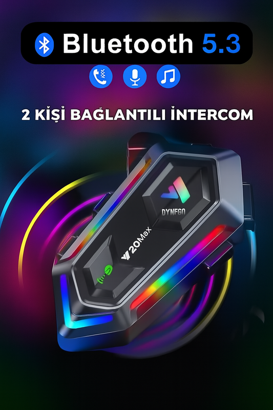 BLİC Y20 Max 2X İnterkom, Su Geçirmez, IPX6 Koruma, Hızlı Şarj.